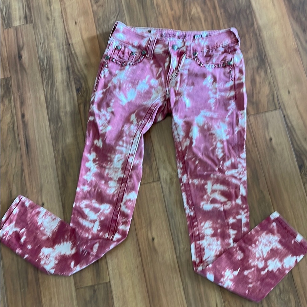 NWOT Miss Me Tie-Dye Pink Jeans